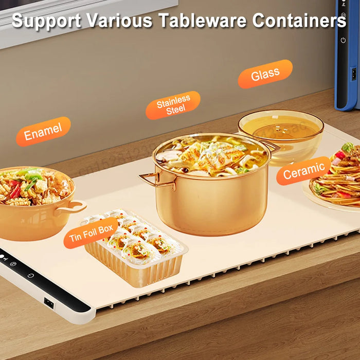 Smart Electric Food Warmer Warming Tray with Timer - Portable Design-5