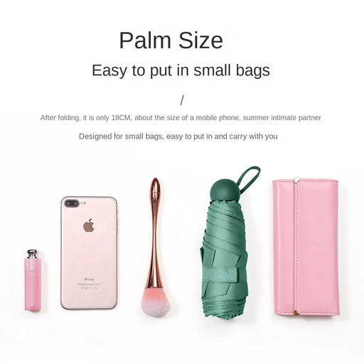 Compact Capsule Umbrella - Stylish Sun & Rain Protection-2