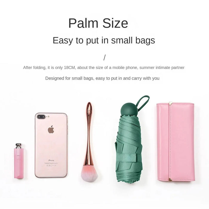 Compact Capsule Umbrella - Stylish Sun & Rain Protection-2