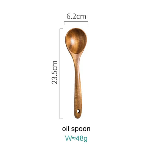 AcaciaCraft - Wooden Cooking Utensil Set