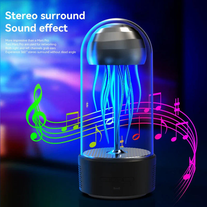 GlowJive - Jellyfish Speaker Night Light