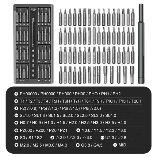 63-in-1 Precision Screwdriver Set - Best Tool Kit for Repairs-2