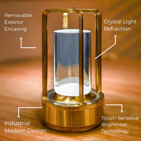 Nova Arc - Crystal Table Lamp