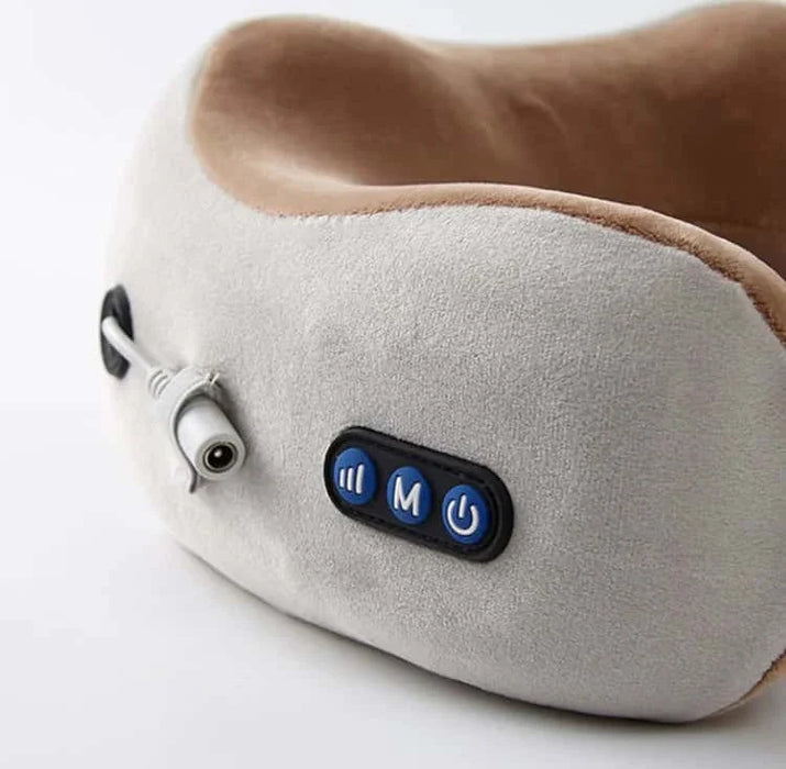 VoyageVibe - Travel Neck Pillow with Massager