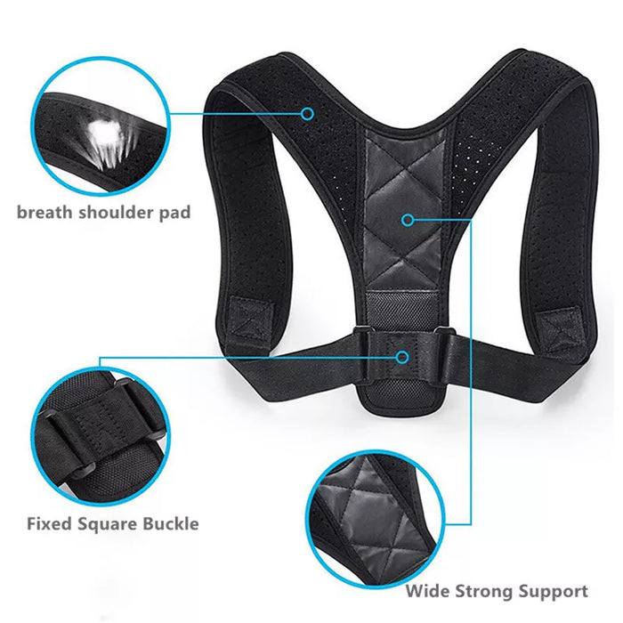 UprightEase - Posture Corrector for Back and Shoulder Support