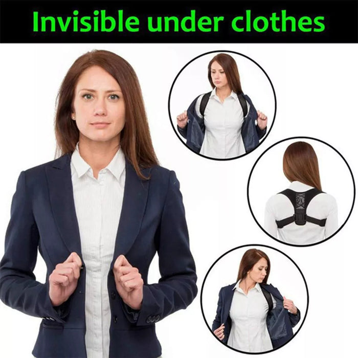 UprightEase - Posture Corrector for Back and Shoulder Support