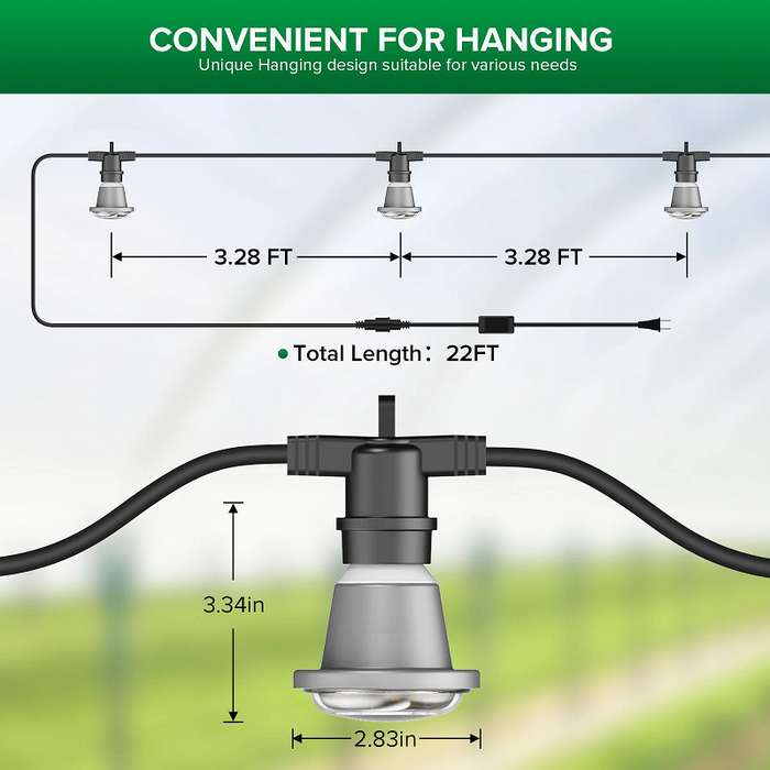 SunThread - Hanging Grow Light System