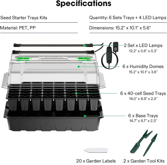 PlantLaunch - Seed Starter Trays