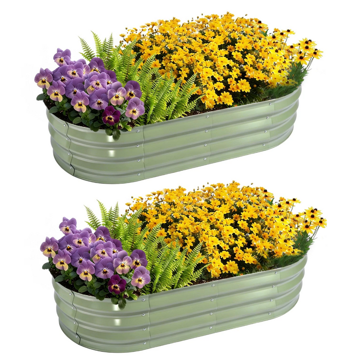 MeadowRoot - Galvanized Raised Garden Bed