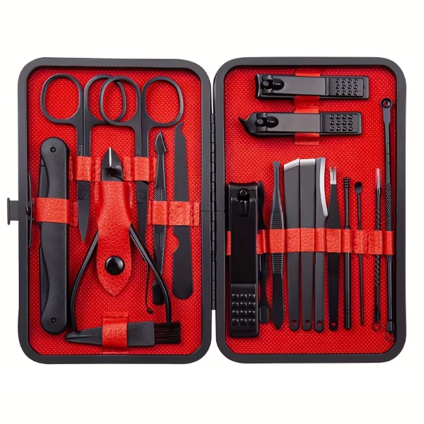 Precision Nail Clippers Kit - Ultra Sharp Fingernail & Toenail Cutters