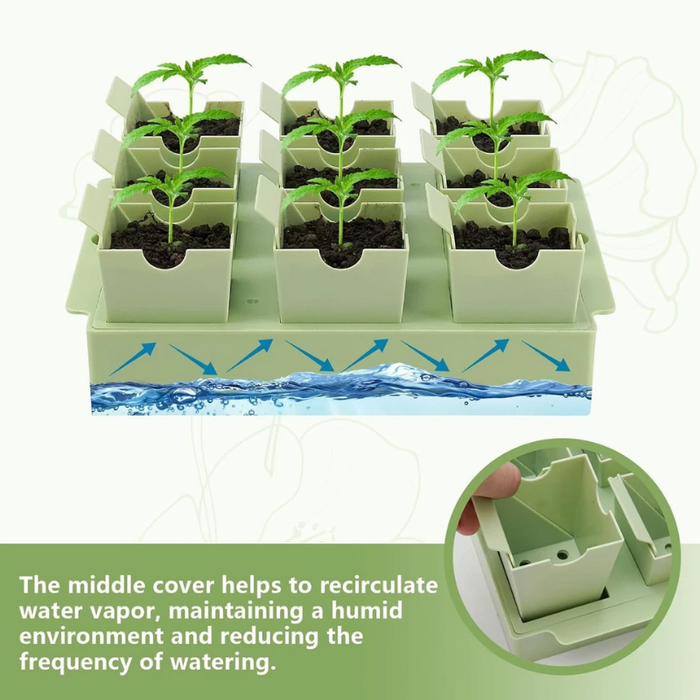 SproutBase - Extra-Thick Reusable Germination Kit