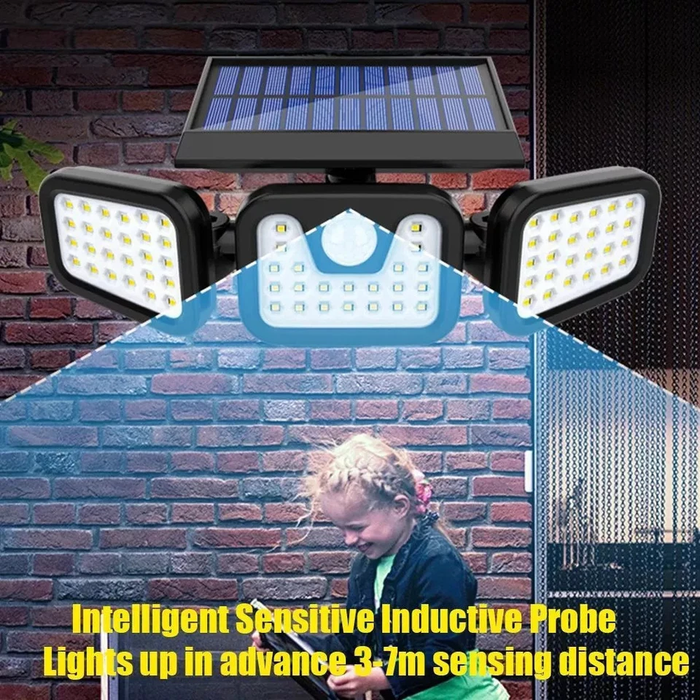 SolarisGlow - Solar Motion Sensor Light Outdoor
