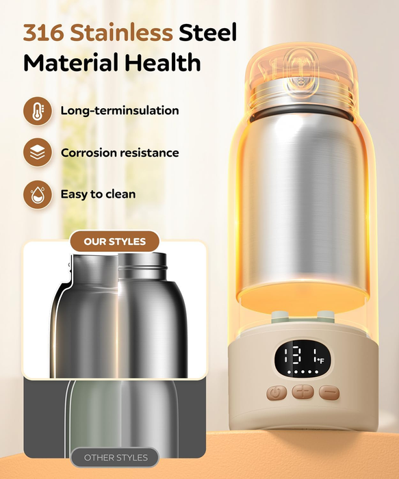 FeedEase™ – Travel-Ready Bottle Warmer