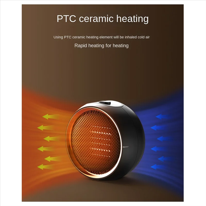 Nook™ – Portable Desk & Bedroom Space Heater