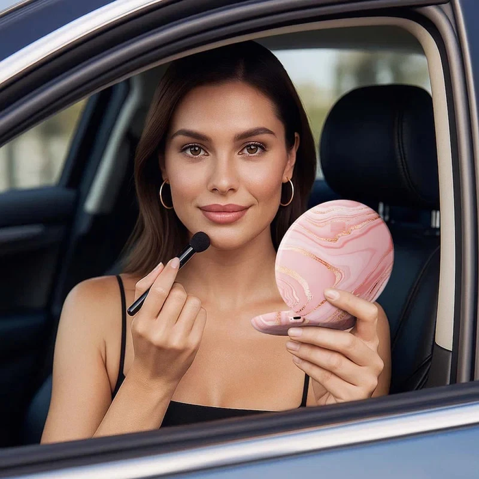 Glowelle - Portable Lighted Makeup Mirror