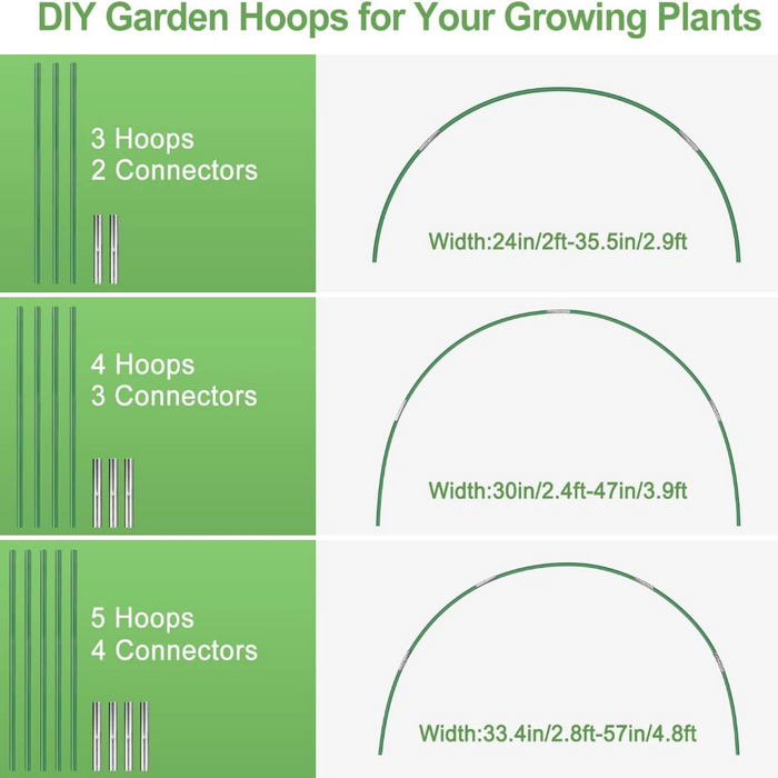 EasyBend - Garden Hoops Grow Tunnel