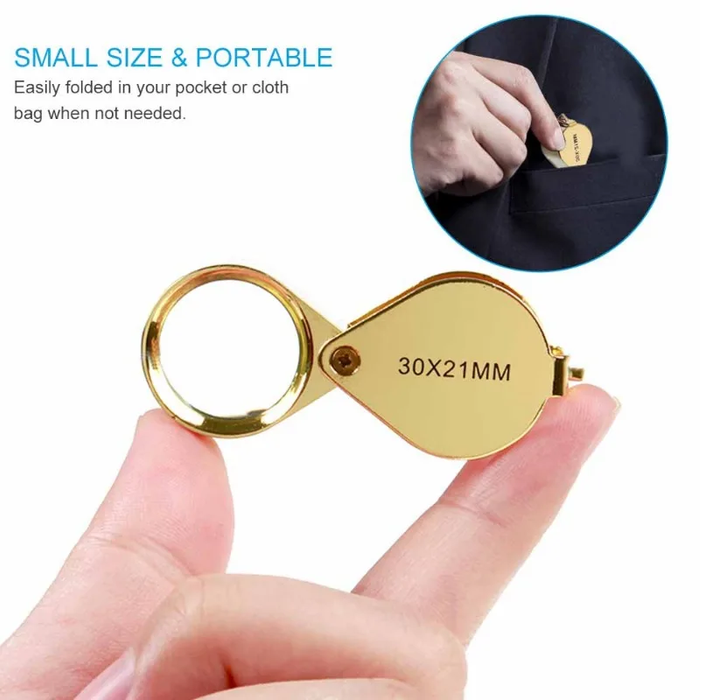 ClearScope Pro - Jeweler’s Loupe 30X Magnifier