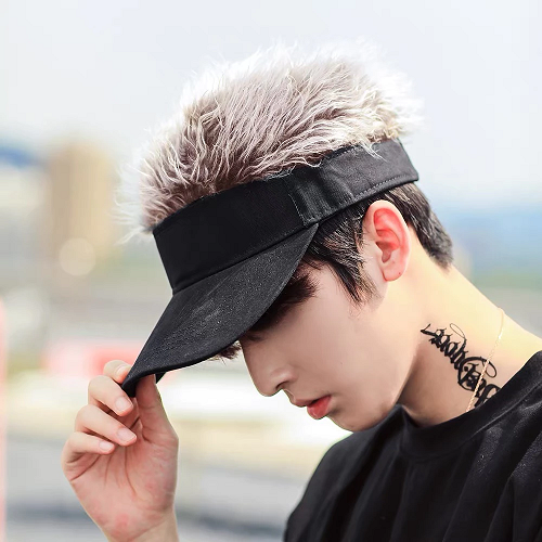 CapTress - Wig Baseball Cap for Men