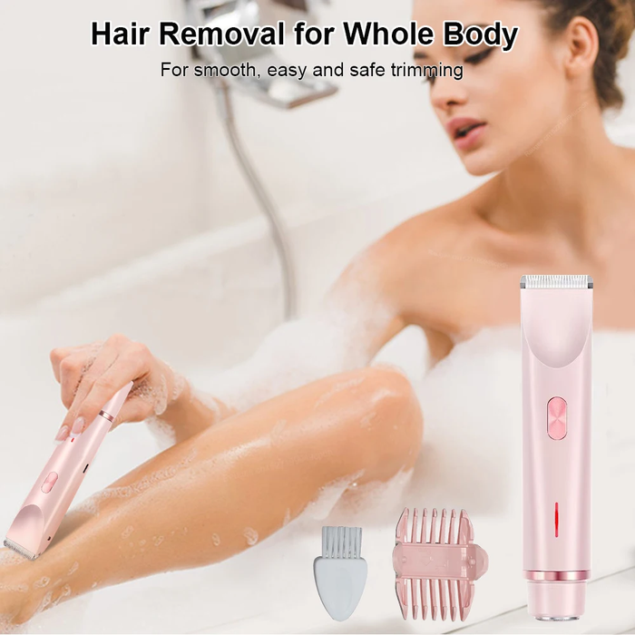Smoothelle – 2 in 1 Dual Head Electric Shaver for Women