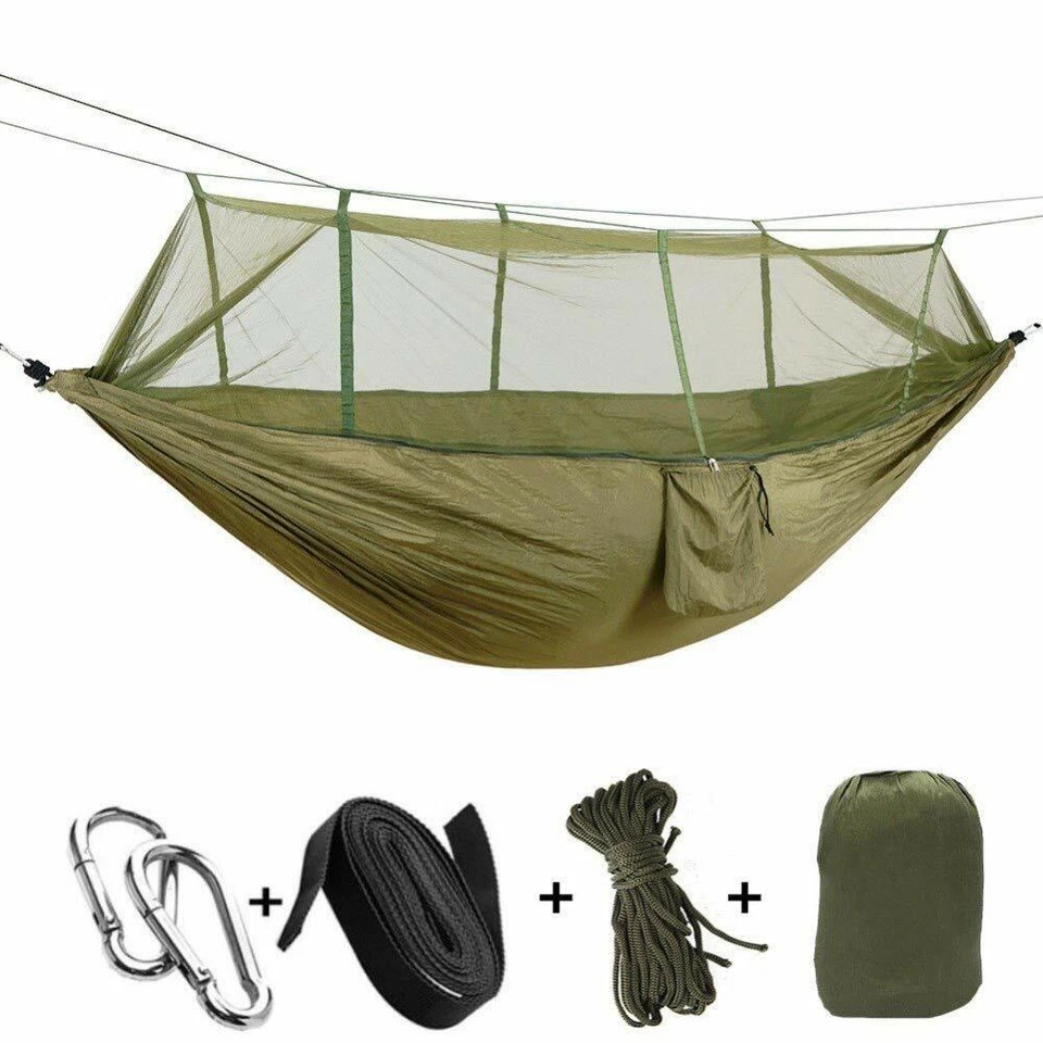 SkyNest - Camping Hammock with Mosquito Net