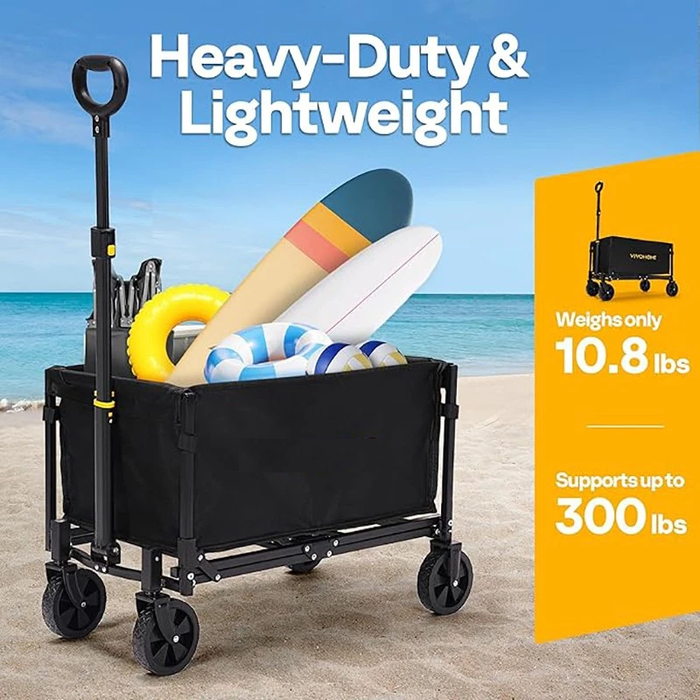 CarryCraft - Heavy-Duty Folding Utility Wagon