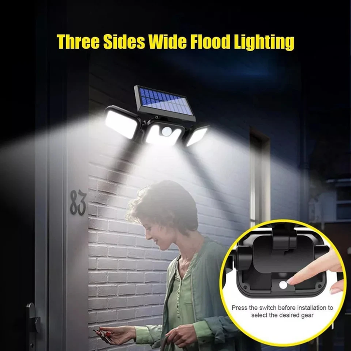 SolarisGlow - Solar Motion Sensor Light Outdoor