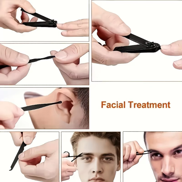 Precision Nail Clippers Kit - Ultra Sharp Fingernail & Toenail Cutters