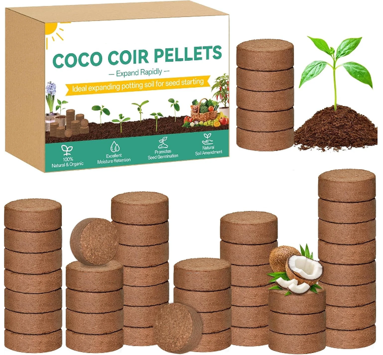 CocoCradle - Organic Coco Coir Pellets