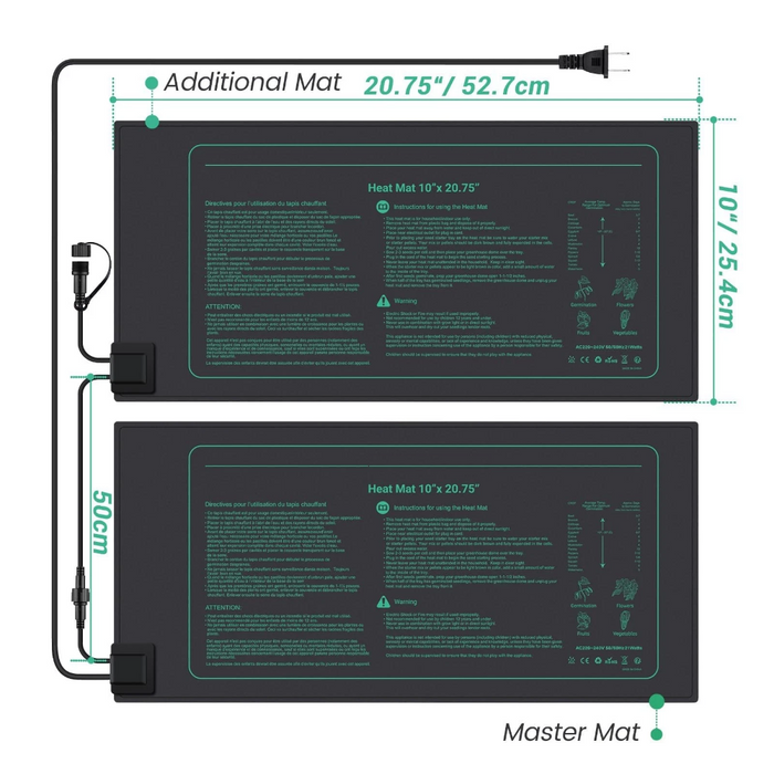 GrowLink - Daisy Chain Heat Mat Combo