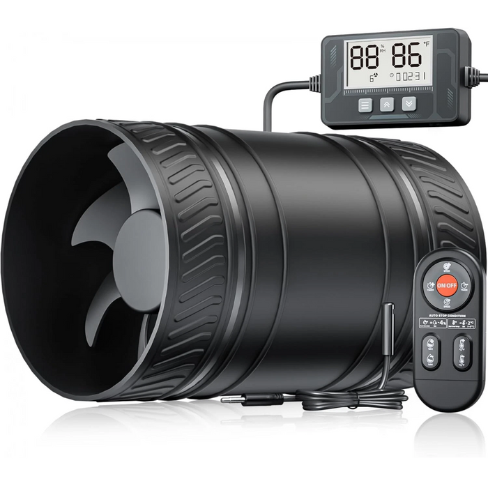 ClimaBreeze - Upgraded 4-Inch Inline Duct Fan
