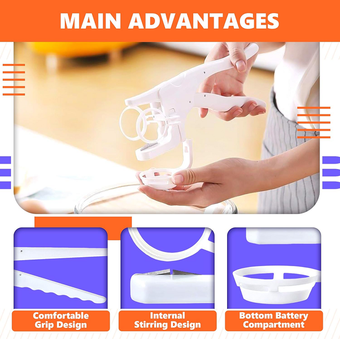 Quick Crack Move QuickCrack One-Handed Egg Cracker – Easy, Mess-Free Egg Cracking ...