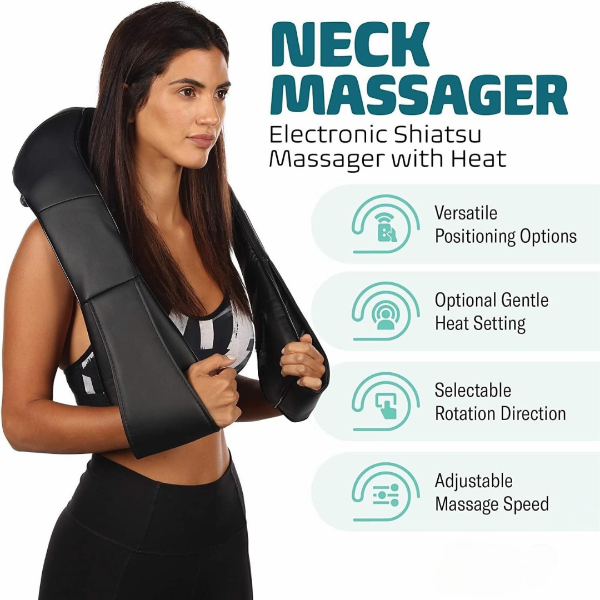 Shiatsu Heated Neck & Back Massager