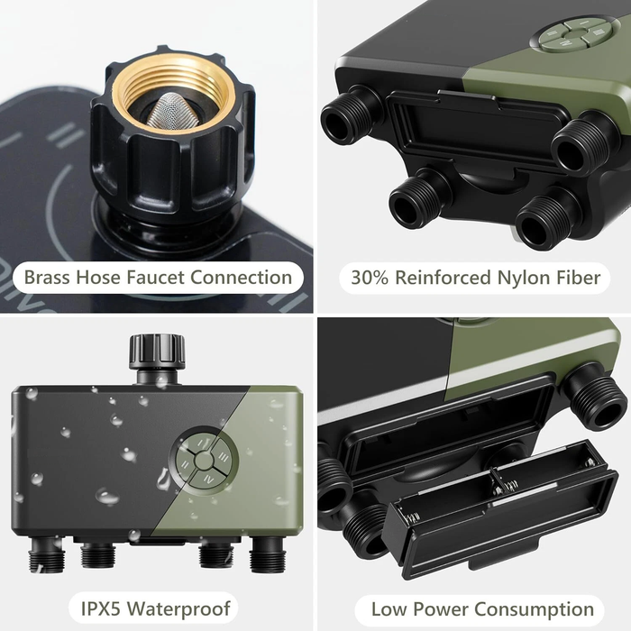 SmartRain - 4 Outlets Smart Sprinkler Timer
