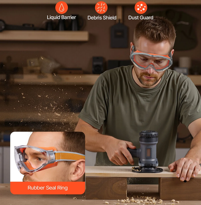 ClariShield™ – Over-Glass Anti-Fog Safety Goggles