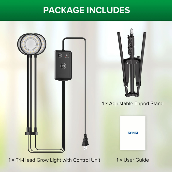 VerdeGlow - 4-Head Grow Light