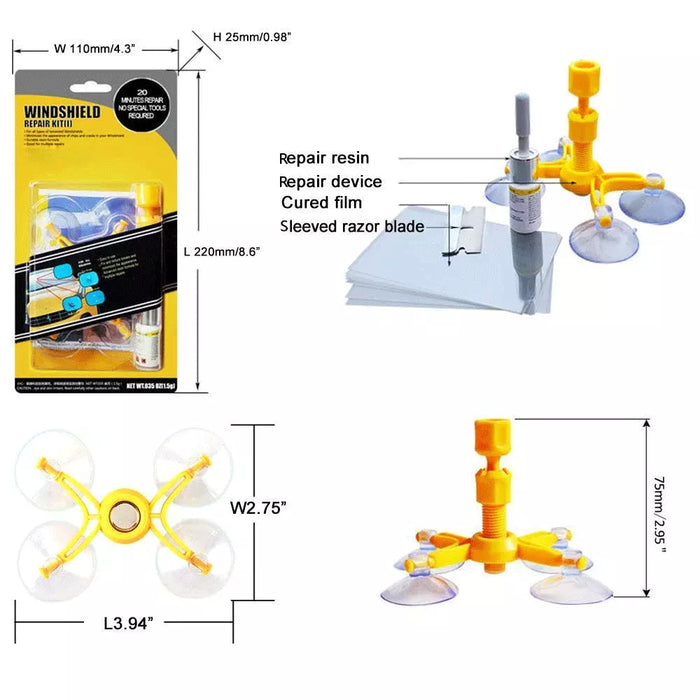 ClearFix Pro - DIY Windshield Repair Kit