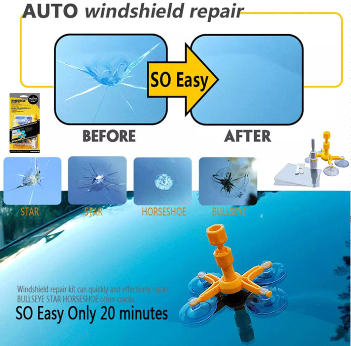 ClearFix Pro - DIY Windshield Repair Kit