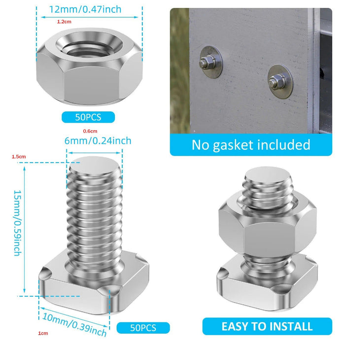 BoltMate - Greenhouse Bolts Nuts Set