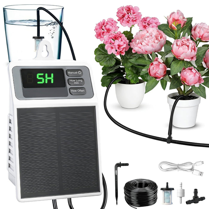 PlantStream - Solar Automatic Drip Irrigation Kit