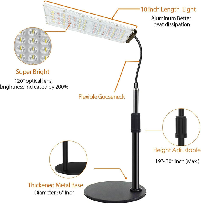 TerraShine - Full Spectrum Desk Growth Lamp
