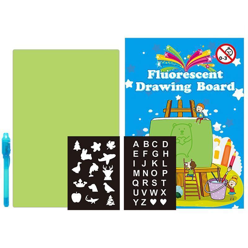 GlowScribble Board – Kids Drawing Pad with Light Pen