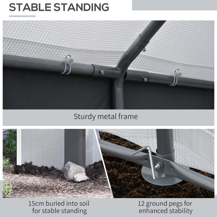 SunRoot - Steeple Walk-In Greenhouse Tunnel