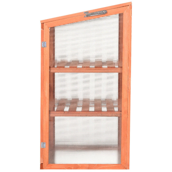 CedarSprout - Polycarbonate Greenhouse with Shelves