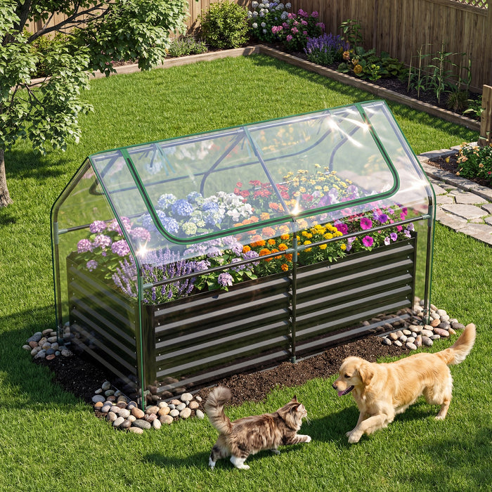 GreenPeak - Raised Garden Bed with Cover