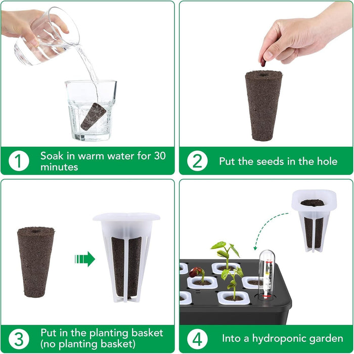SprigNest - Grow Sponges Seed Starter Kit