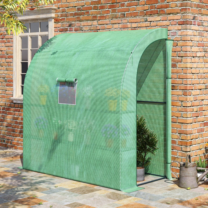 CompactGrow - Outdoor Lean-to Greenhouse