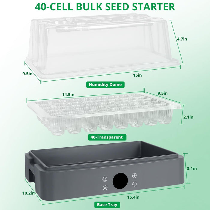 PlantSpring - Heated Seed Starter Kit