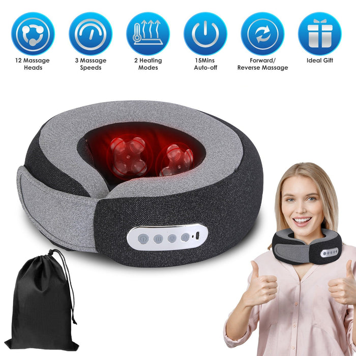 Cervi™ – Heated Shiatsu Neck & Shoulder Massage Pillow