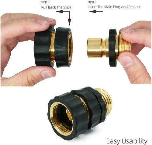 SnapFlow - Garden Hose Connectors