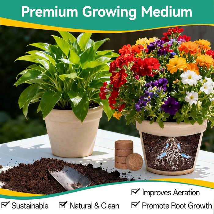 CocoCradle - Organic Coco Coir Pellets